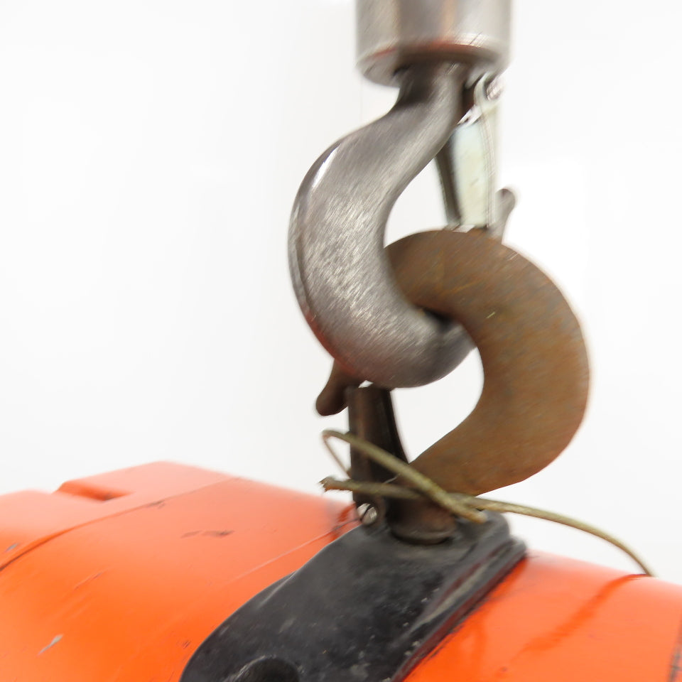 CM Valustar Model WF 1/2 Ton 1000LB Electric Chain Hoist 15' Lift 16FPM 1Ph 115V