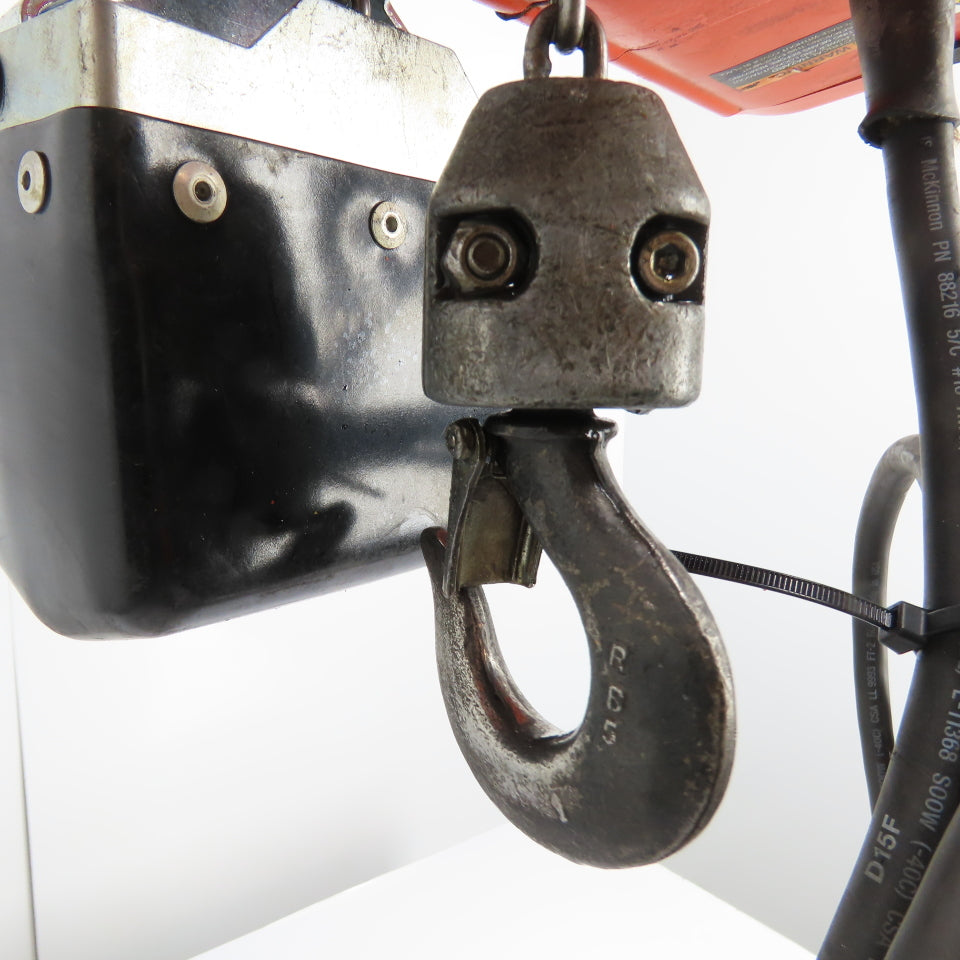 CM Shopstar Model 1/8 Ton 250LB Electric Chain Hoist 10' Lift 16FPM 380/460V 3Ph