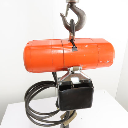 CM Shopstar Model 1/8 Ton 250LB Electric Chain Hoist 10' Lift 16FPM 380/460V 3Ph