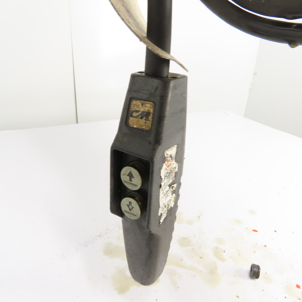 CM Shopstar Model 1/8 Ton 250LB Electric Chain Hoist 10' Lift 16FPM 380/460V 3Ph