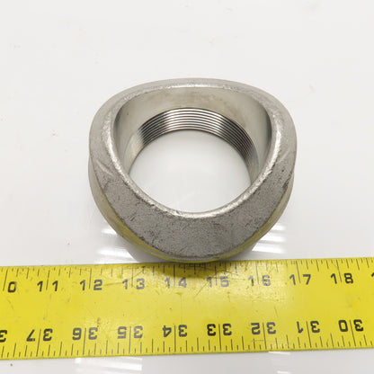 F304/F304L 3" x 4-36 3000# Stainless Steel Thredolet Pipe Fitting