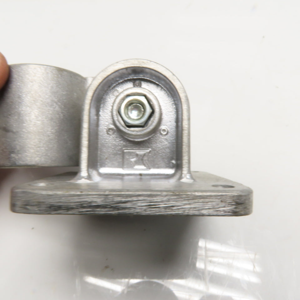 Aluminum Swivel Flange Clamp Adjustable Pivot Mount 1" Socket