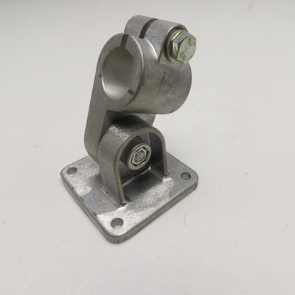 Aluminum Swivel Flange Clamp Adjustable Pivot Mount 1" Socket