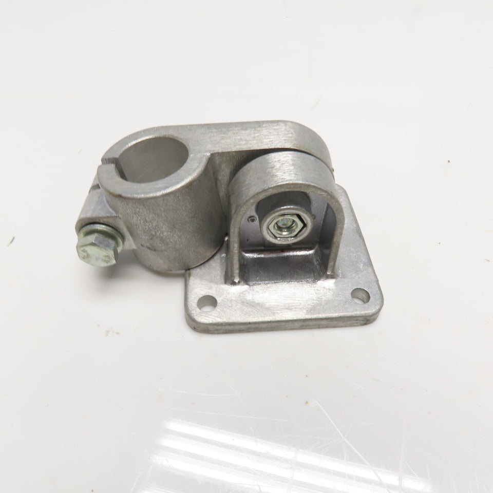 Aluminum Swivel Flange Clamp Adjustable Pivot Mount 1" Socket