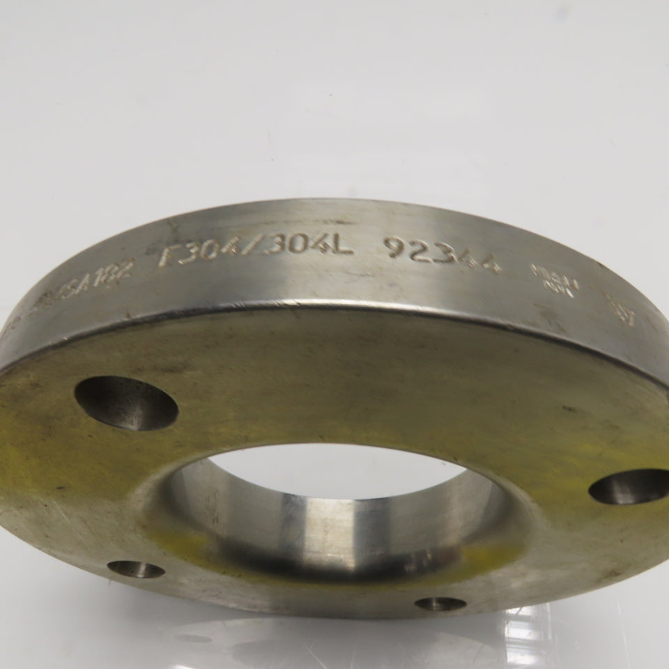 3" Four Bolt F304/304L Stainless Steel 150 LB LJFF Lap Joint Flange