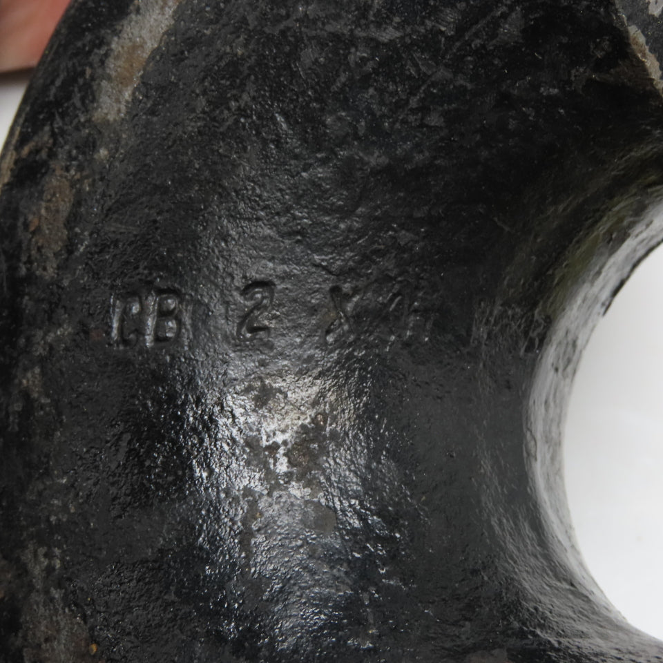 2" XH 180° Carbon Steel Pipe Return Bend Butt Weld 1/2" Thick Wall