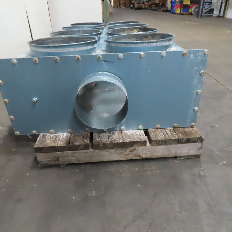 16" Filter 8 Bag Baghouse Dust Collector Manifold Filter Plenum Box