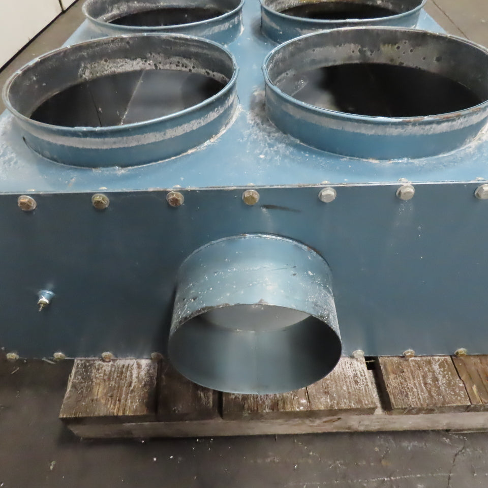 16" Filter 8 Bag Baghouse Dust Collector Manifold Filter Plenum Box
