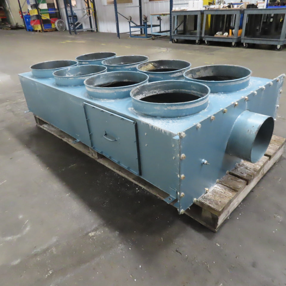 16" Filter 8 Bag Baghouse Dust Collector Manifold Filter Plenum Box
