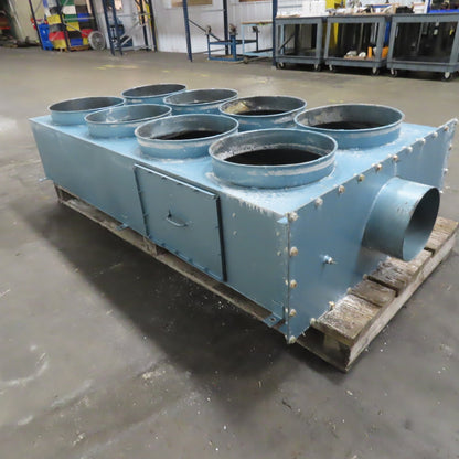 16" Filter 8 Bag Baghouse Dust Collector Manifold Filter Plenum Box