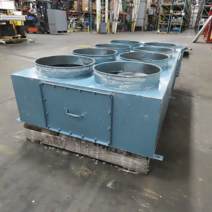 16" Filter 8 Bag Baghouse Dust Collector Manifold Filter Plenum Box