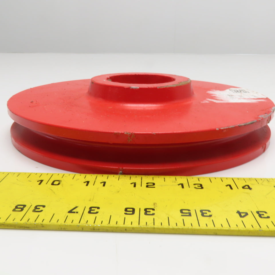 220mm OD Single Groove Wire Rope Pulley Sheave 60mm Bore