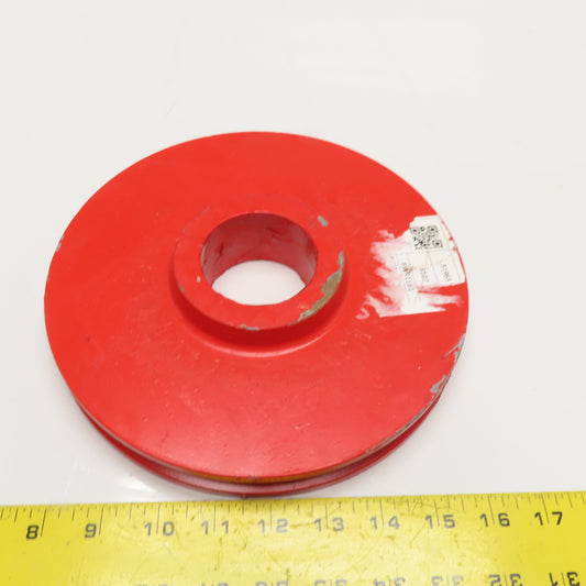 220mm OD Single Groove Wire Rope Pulley Sheave 60mm Bore