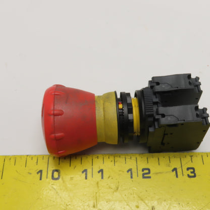 Allen-Bradley 800F-Q01 Emergency Stop E-Stop Push Button Assembly 300V 10A