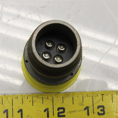 Amphenol MS3106A18-10P Circular MIL-Spec Connector 4-Pin Male Plug Shell Size 18