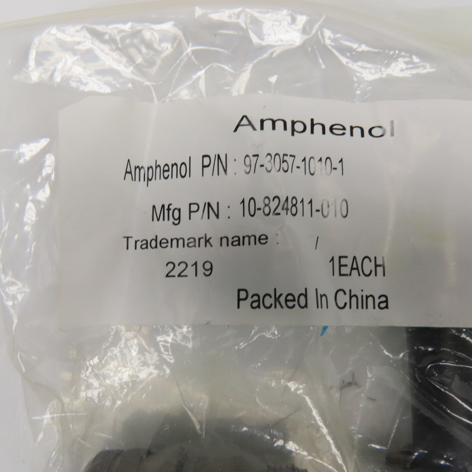 Amphenol 97-3057-1010-1 Circular Connector 10-Pin Female Socket Shell Size 18-1