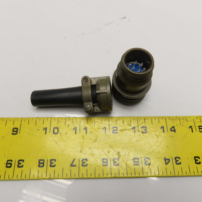 Amphenol 97-3057-1010-1 Circular Connector 10-Pin Female Socket Shell Size 18-1