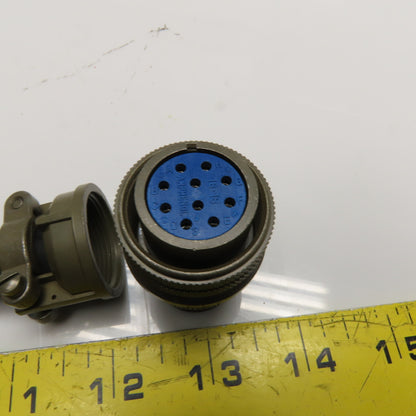 Amphenol 97-3057-1010-1 Circular Connector 10-Pin Female Socket Shell Size 18-1