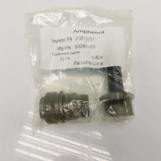 Amphenol 97-3057-1010-1 Circular Connector 10-Pin Female Socket Shell Size 18-1