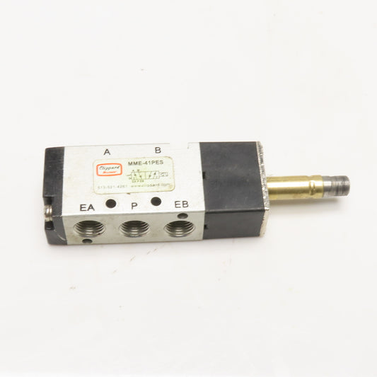 Clippard MME-41PES Minimatic 4-Way Pneumatic Control Valve 1/8" NPT