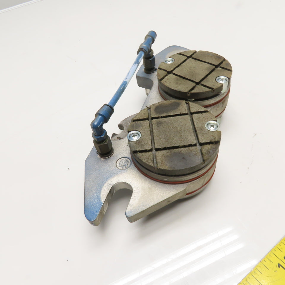 Montalvo 177077 Dual Piston Pneumatic Brake Assembly with Friction Pads