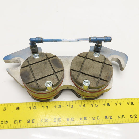Montalvo 177077 Dual Piston Pneumatic Brake Assembly with Friction Pads