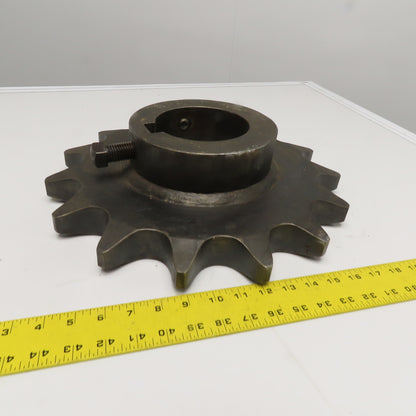#240 Roller Chain 15 Tooth Steel Sprocket 4-3/4" Bore 16" OD