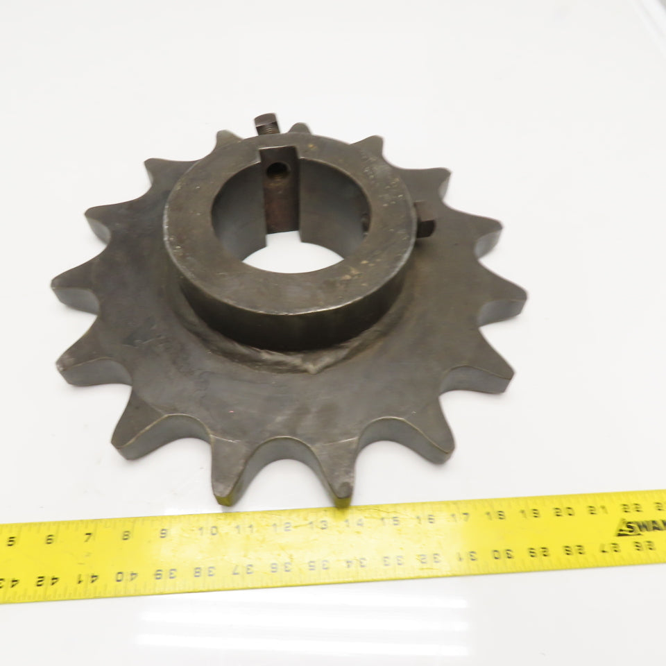 #240 Roller Chain 15 Tooth Steel Sprocket 4-3/4" Bore 16" OD