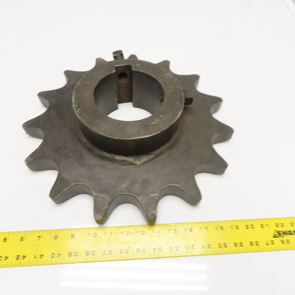 #240 Roller Chain 15 Tooth Steel Sprocket 4-3/4" Bore 16" OD