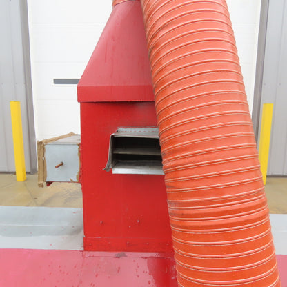 Suspended Dust Fume Particulate Extraction Hood 40" x 16' Long 12" Duct
