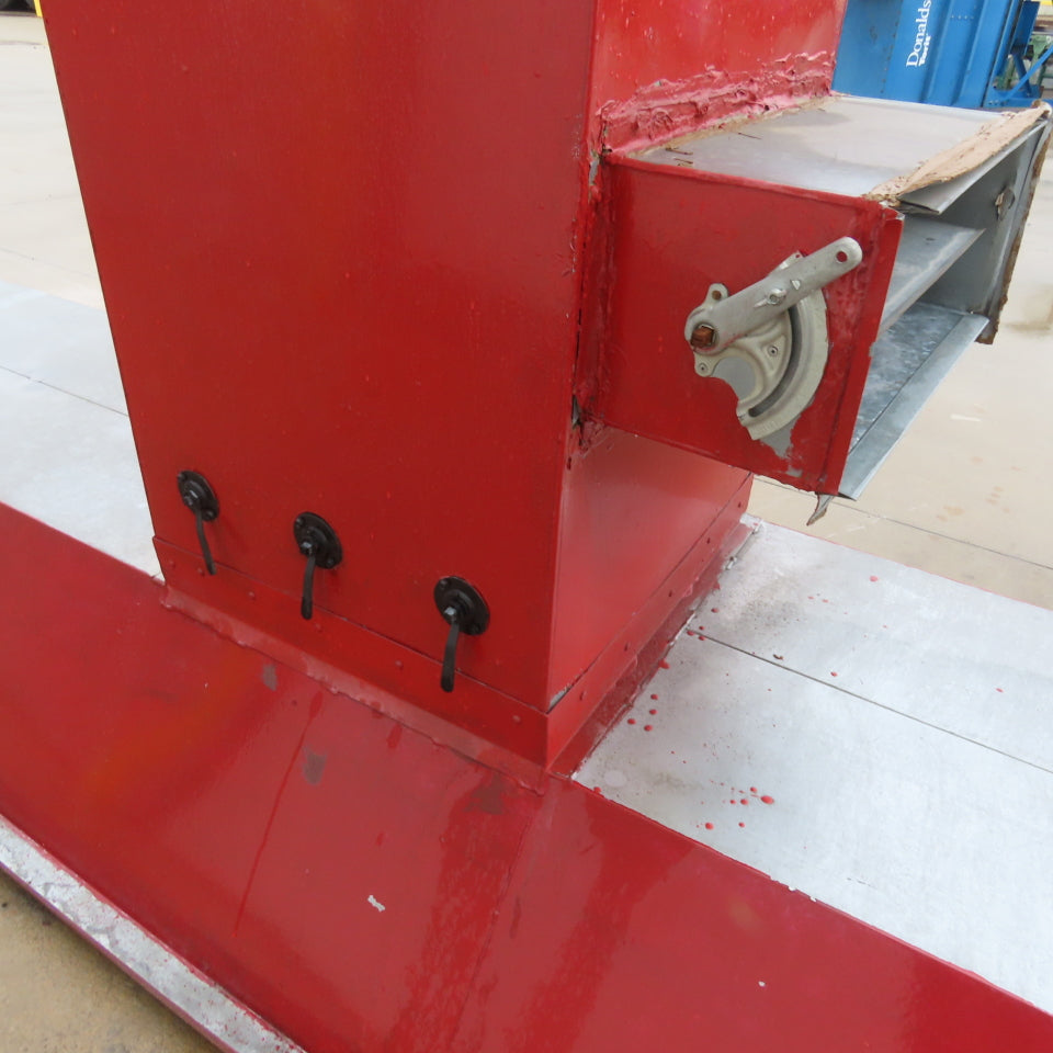 Suspended Dust Fume Particulate Extraction Hood 40" x 16' Long 12" Duct