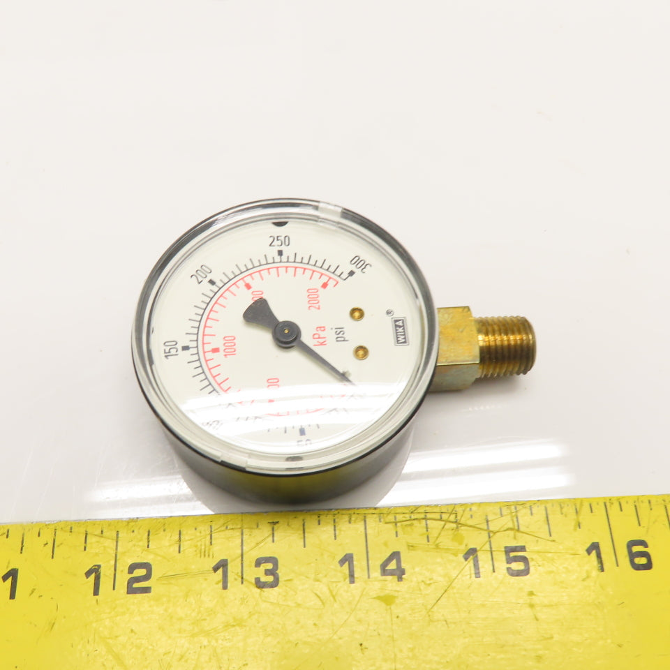 Wika 8990616 111.10 300 PSI 2.5" Pressure Gauge 1/4" NPT LM