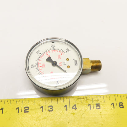 Wika 8990616 111.10 300 PSI 2.5" Pressure Gauge 1/4" NPT LM