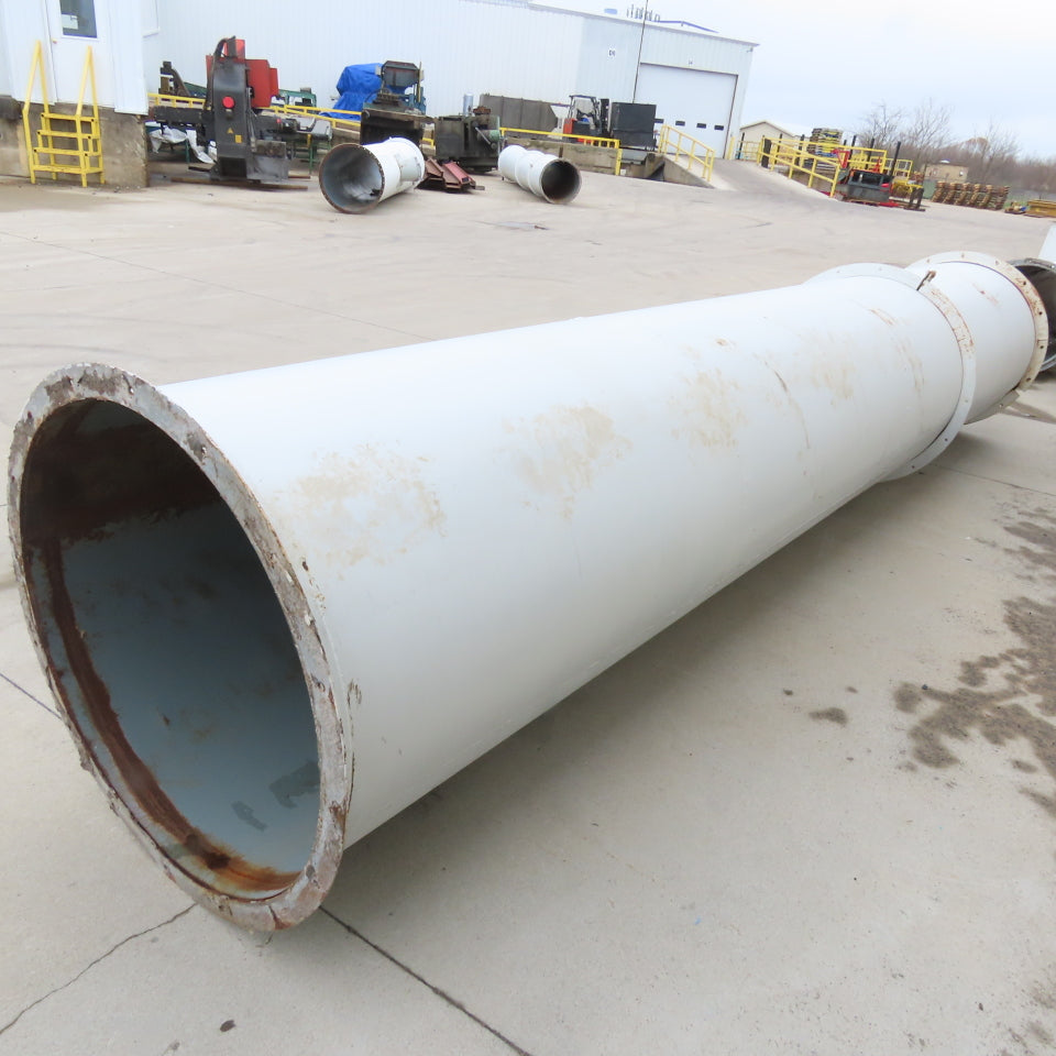 32" Diameter Galvanized Steel Welded Straight Duct Section 15'