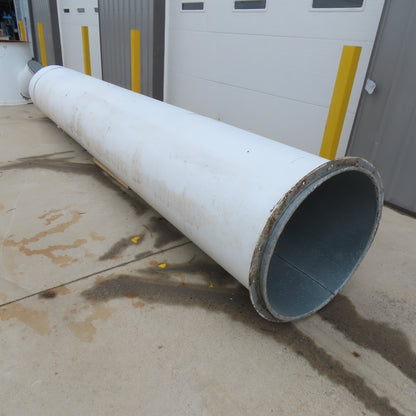 28" Diameter Galvanized Steel Welded Straight Duct Section 15'6"