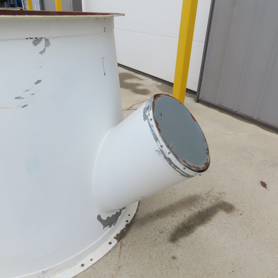 42" x 36" Galvanized Duct Outlet Reducer 12" Branch T-Wye 36" Tall