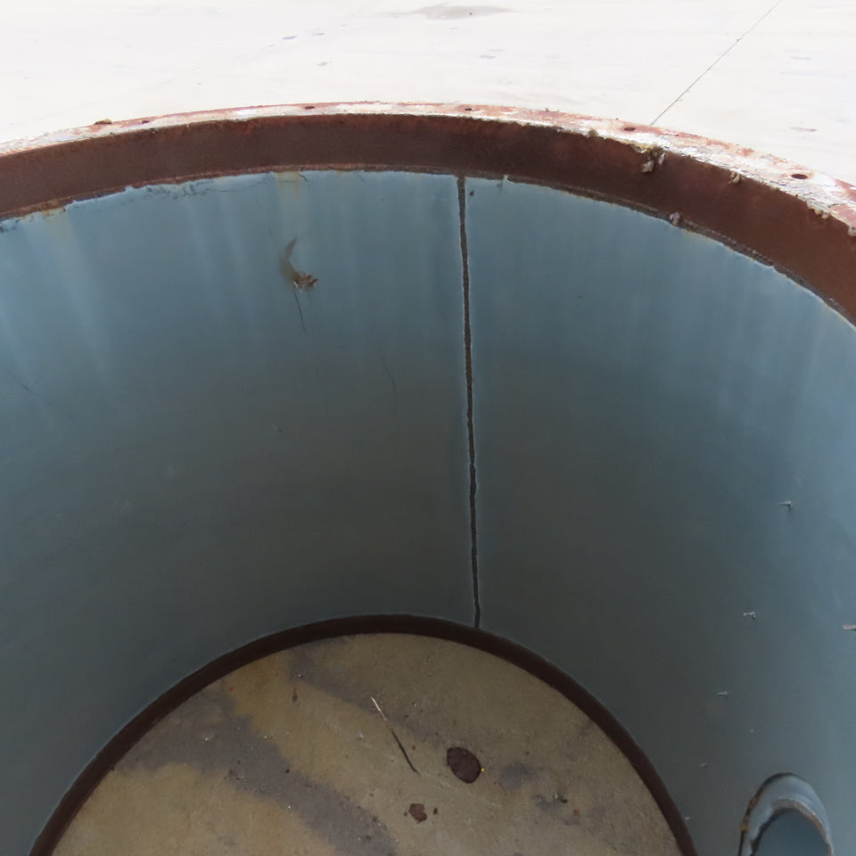 36" x 32" Galvanized Duct Outlet Reducer 12" Branch T-Wye 36" Tall