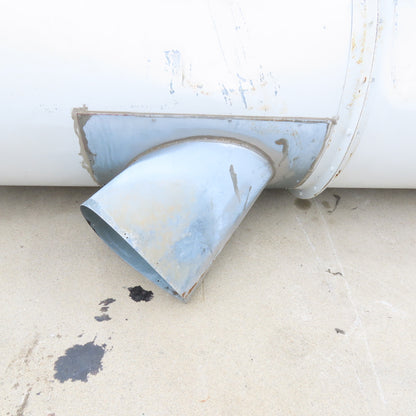 30" Diameter Galvanized Steel Welded Straight Duct Section 20' Has Dents