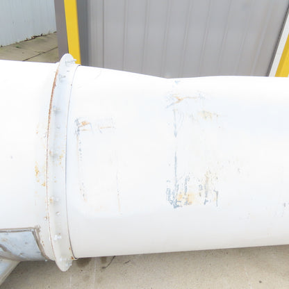 30" Diameter Galvanized Steel Welded Straight Duct Section 20' Has Dents