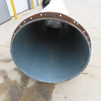 30" Diameter Galvanized Steel Welded Straight Duct Section 14'6"