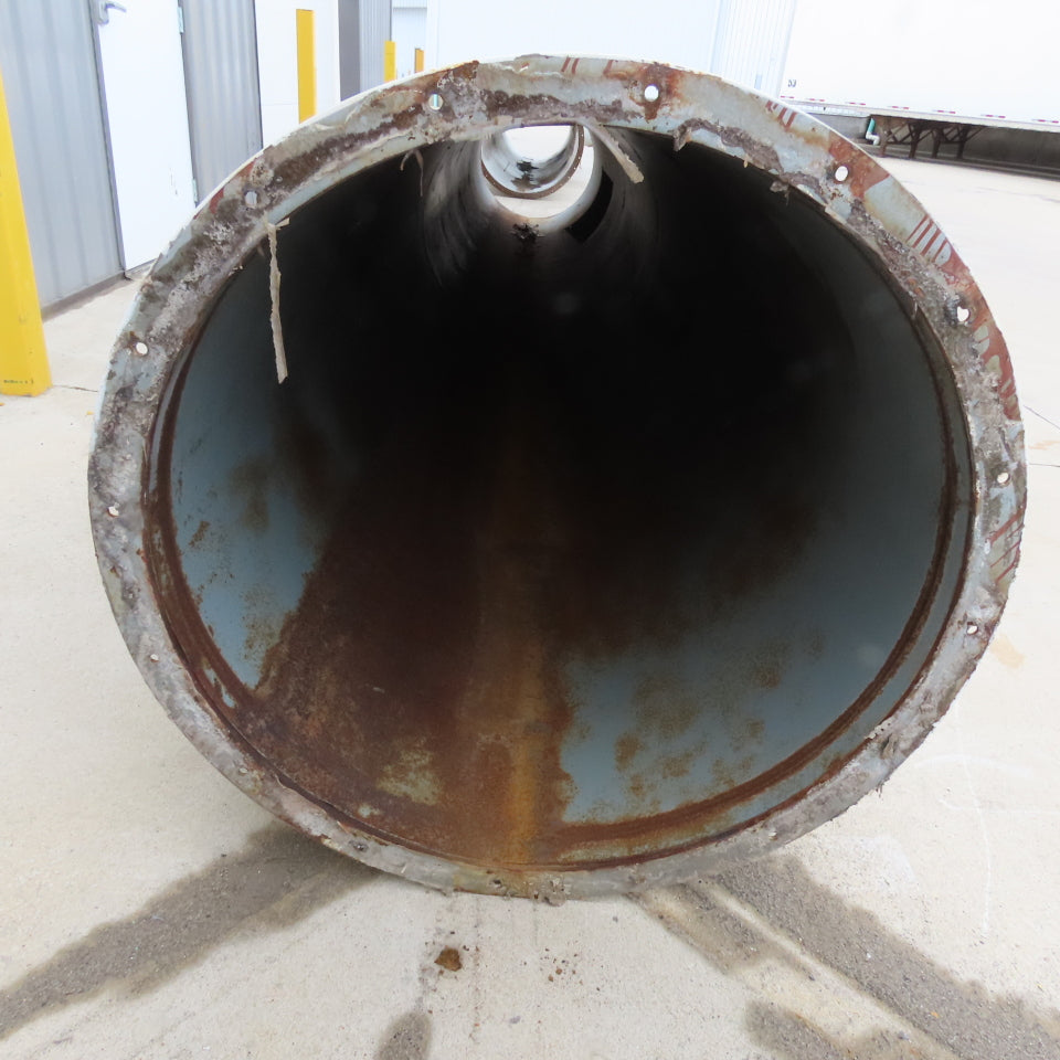 32" Diameter Galvanized Steel Welded Straight Duct Section W/ Clean Out 20'
