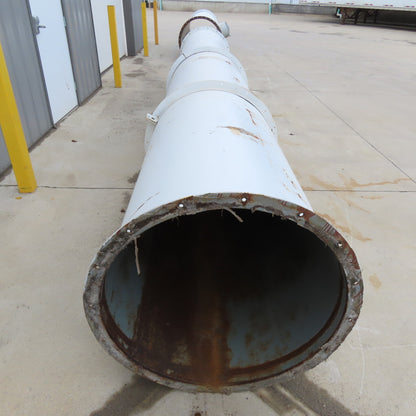 32" Diameter Galvanized Steel Welded Straight Duct Section W/ Clean Out 20'