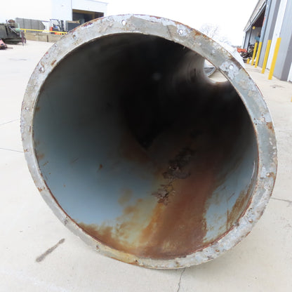 32" Diameter Galvanized Steel Welded Straight Duct Section W/ Clean Out 20'