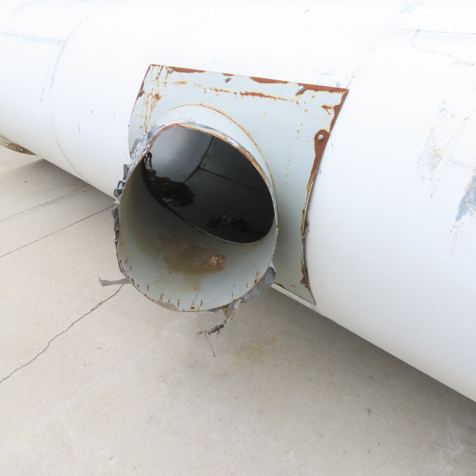 36" Diameter Galvanized Steel Welded Straight Duct Section 16'