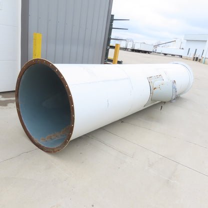 36" Diameter Galvanized Steel Welded Straight Duct Section 16'