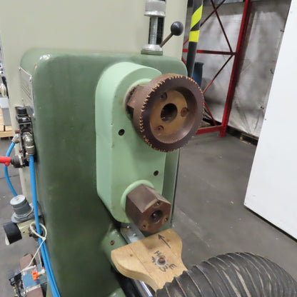 Macchia 220/380V Wood Pattern Following Double Head Dowel Fluting Grooving Mill