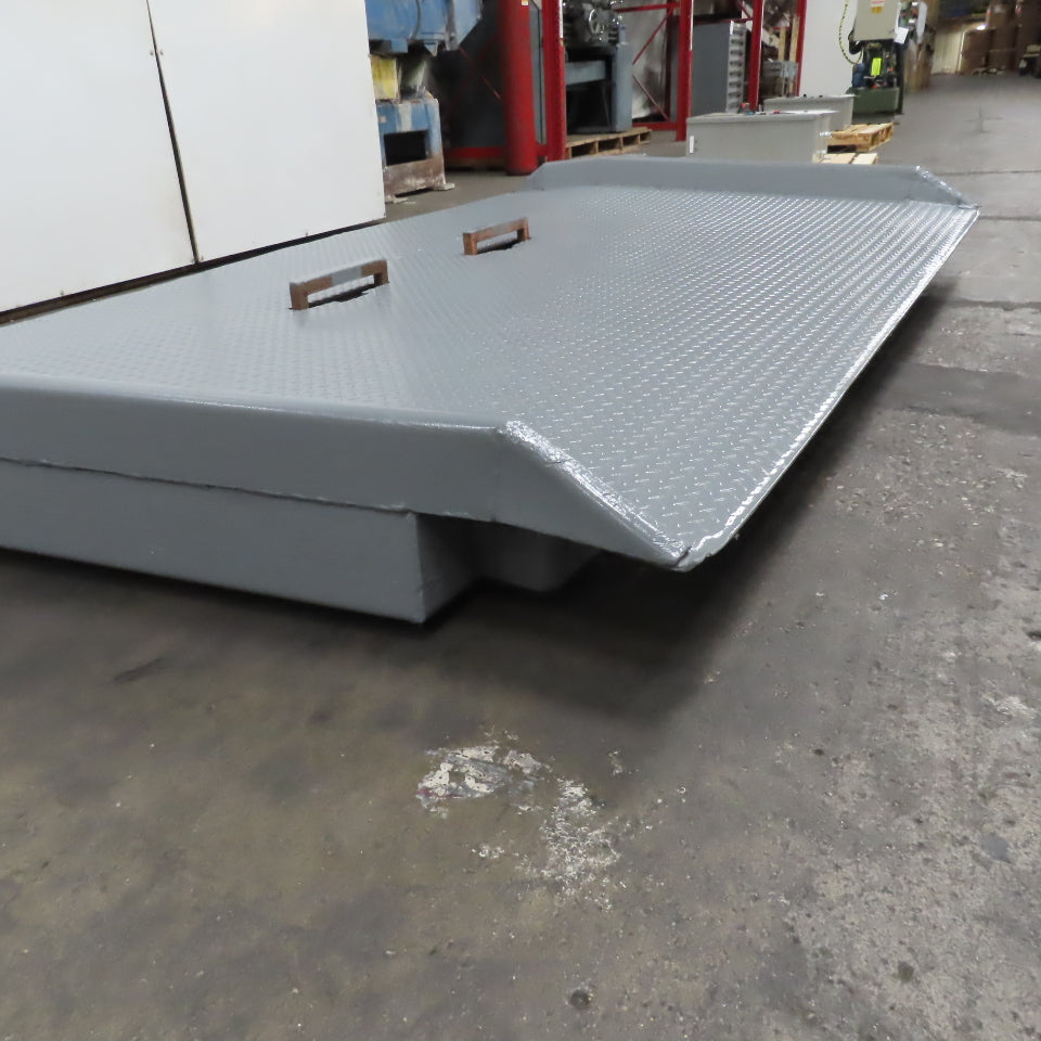 Genquip 15,000Lbs. Freight Railcar Dock Plate Ramp 114" x 70" Deep
