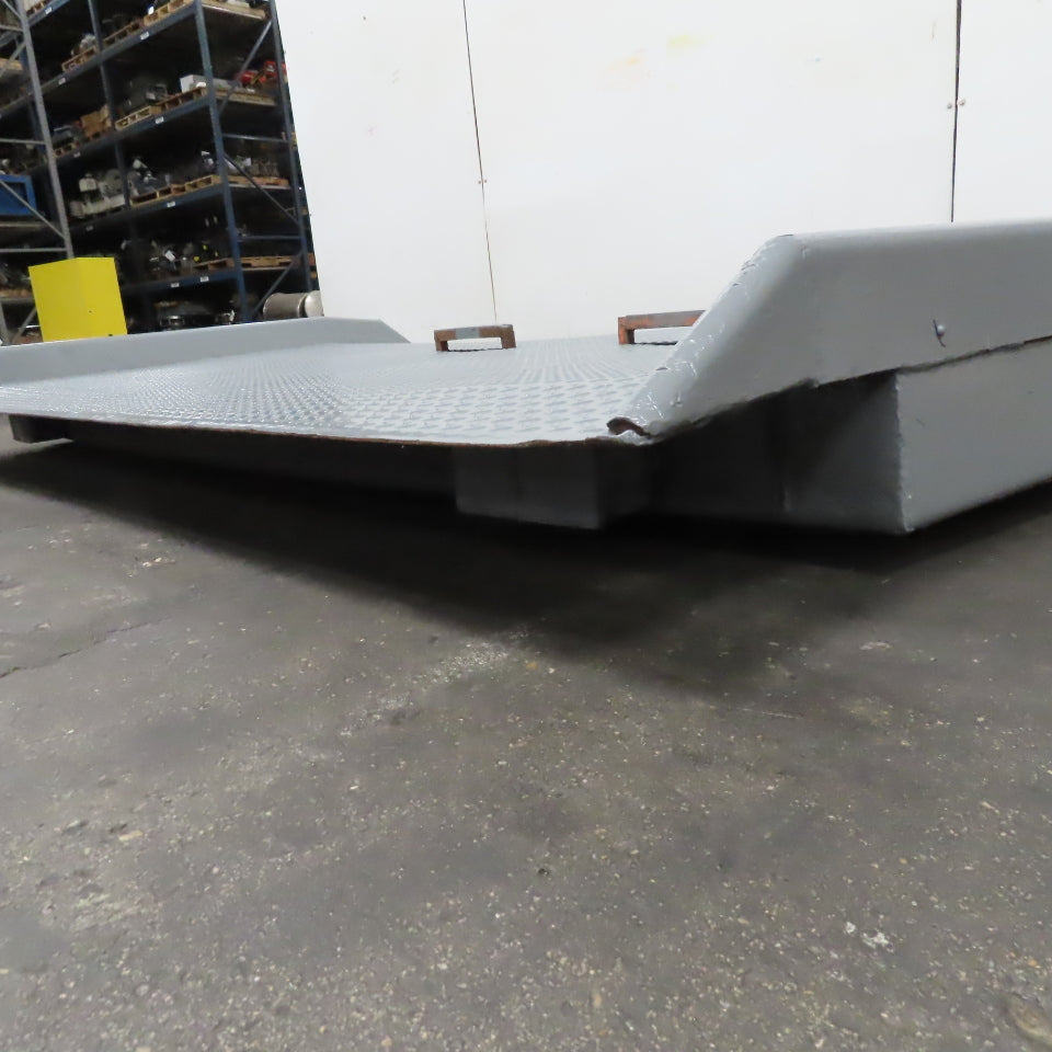 Genquip 15,000Lbs. Freight Railcar Dock Plate Ramp 114" x 70" Deep