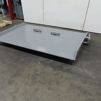 Genquip 105T9240A70 40,000Lbs. Freight Railcar Dock Plate Ramp 102" x 70" Deep