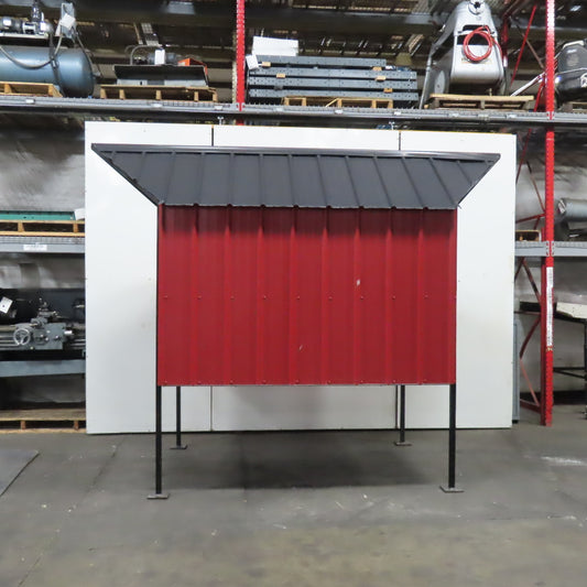 67" x 54" x 50" Tall Round Square Hay Bale Horse Slow Feeder Grazing Shelter